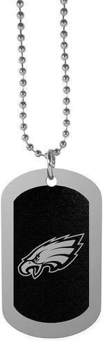 Siskiyou Sports NFL Fan Shop New Orleans Saints Chrome Tag Necklace 26 بوصة أسود in Saudi Arabia