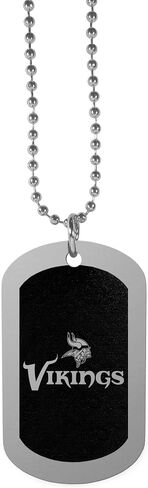 Siskiyou Sports NFL Fan Shop New Orleans Saints Chrome Tag Necklace 26 بوصة أسود in Saudi Arabia