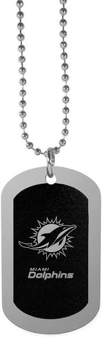 Siskiyou Sports NFL Fan Shop New Orleans Saints Chrome Tag Necklace 26 بوصة أسود in Saudi Arabia