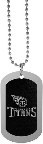 Siskiyou Sports NFL Fan Shop New Orleans Saints Chrome Tag Necklace 26 بوصة أسود in Saudi Arabia