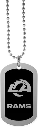 Siskiyou Sports NFL Fan Shop New Orleans Saints Chrome Tag Necklace 26 بوصة أسود in Saudi Arabia