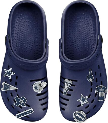 FOCO NFL unisex-adult NFL Team Logo Officially Licensed 10-Pack Charms for Clogs Shoes Bracelet in Saudi Arabia