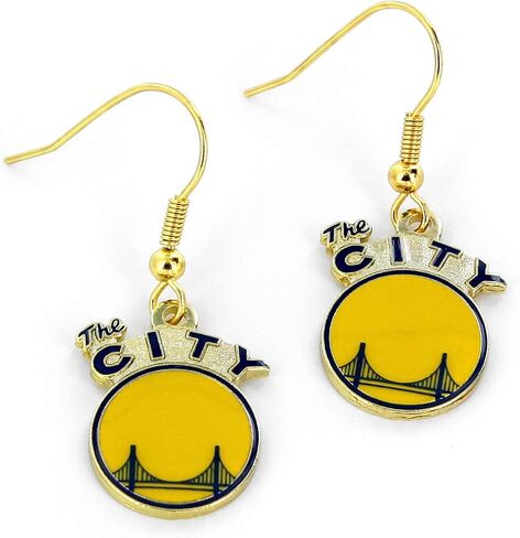 aminco NBA unisex-adult NBA Logo Dangler Earrings in Saudi Arabia