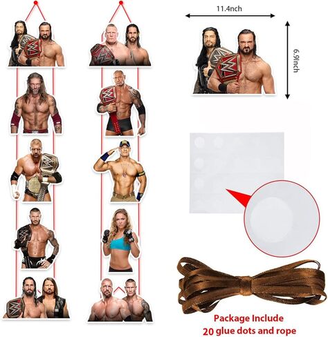 Wrestler door curtain banner in Saudi Arabia