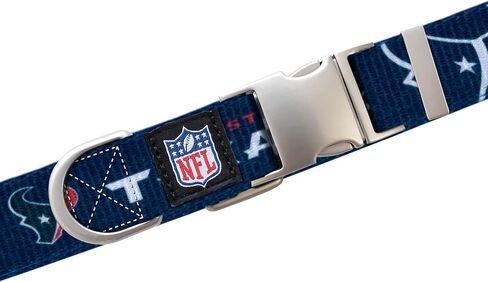 طوق الحيوانات الأليفة الفاخر من Littlearth NFL للجنسين للبالغين من الدوري الوطني لكرة القدم الأمريكية | طوق الحيوانات الأليفة المعدني بالكامل | طوق الحيوانات الأليفة المتين in Saudi Arabia