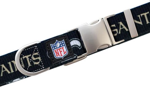 طوق الحيوانات الأليفة الفاخر من Littlearth NFL للجنسين للبالغين من الدوري الوطني لكرة القدم الأمريكية | طوق الحيوانات الأليفة المعدني بالكامل | طوق الحيوانات الأليفة المتين in Saudi Arabia