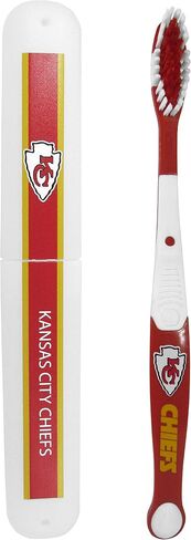 Siskiyou Sports NFL Kansas City Chiefs Unisex Travel Set Toothbrush and Travel Case in Saudi Arabia