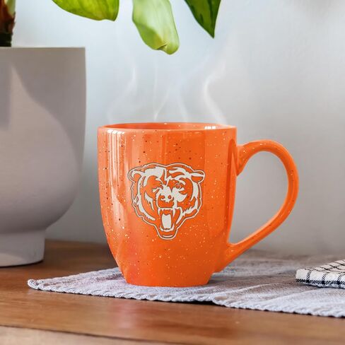 Rico Industries NFL Football 16 oz Team Color Laser Engraved Ceramic Coffee Mug for NFL Fans in Saudi Arabia