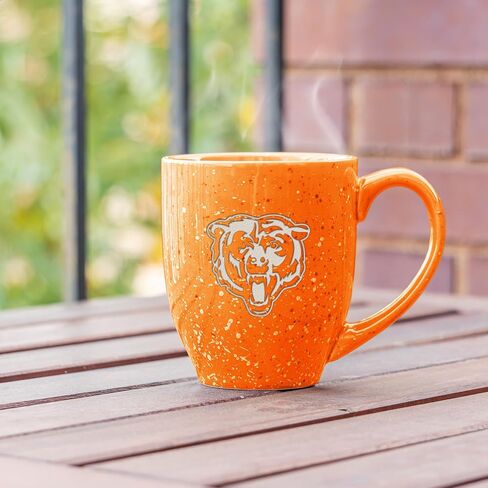Rico Industries NFL Football 16 oz Team Color Laser Engraved Ceramic Coffee Mug for NFL Fans in Saudi Arabia