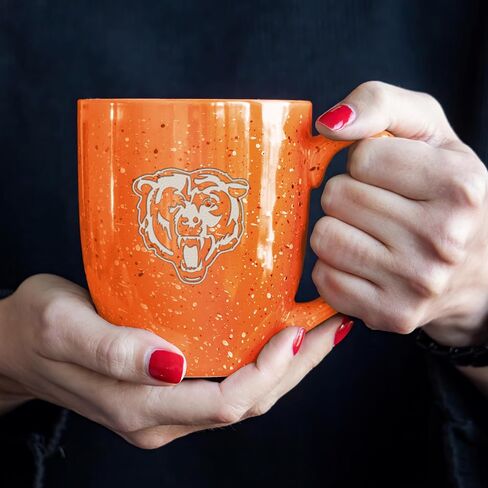 Rico Industries NFL Football 16 oz Team Color Laser Engraved Ceramic Coffee Mug for NFL Fans in Saudi Arabia