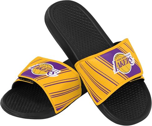 FOCO Los Angeles Lakers NBA Mens Legacy Sport Slide - S in Saudi Arabia