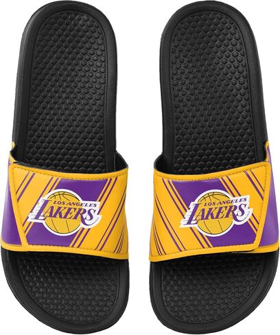 FOCO Los Angeles Lakers NBA Mens Legacy Sport Slide - S in Saudi Arabia