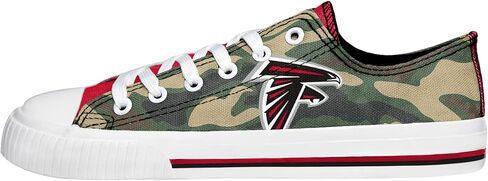 FOCO Women's NFL Camo Low Top Canvas Sneakers Shoes in Kuwait