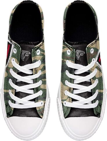 FOCO Women's NFL Camo Low Top Canvas Sneakers Shoes in Kuwait