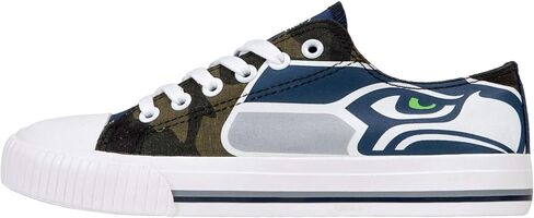 FOCO Women's NFL Camo Low Top Canvas Sneakers Shoes in Kuwait