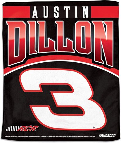 منشفة رالي WinCraft NASCAR Richard Childress Racing Austin Dillon NASCAR Austin Dillon #3 - ألوان كاملة، متعددة، NA in Kuwait