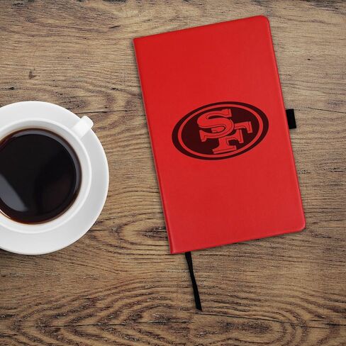 Rico Industries NFL San Francisco 49ers Laser-Engraved Color Notepad, 5.25 x 8.25-inches in Kuwait