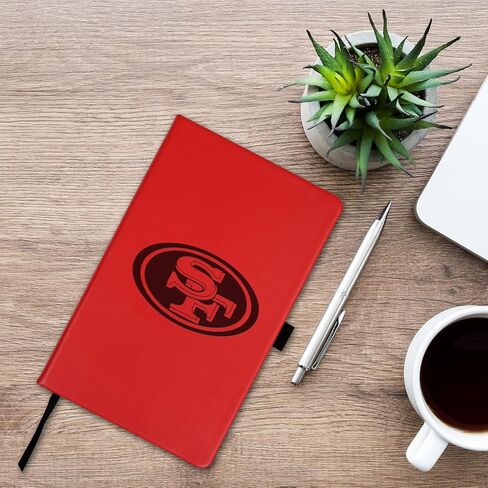 Rico Industries NFL San Francisco 49ers Laser-Engraved Color Notepad, 5.25 x 8.25-inches in Kuwait