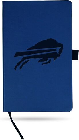 مفكرة ملونة محفورة بالليزر من Rico Industries NFL Buffalo Bills، 5.25 × 8.25 بوصة in Saudi Arabia