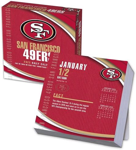TURNER SPORTS SAN Francisco 49ERS 2022 Box Calendar (22998051453) in Saudi Arabia
