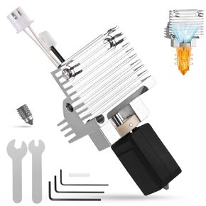 K1,K1C,K1 MAX Hotend Kit for Creality 3D Printer,Easy-Swap Nozzle,Heating Tube&Thermistor,Unique PEEK Column for Great Thermal Isolation,Less Clogging,Heat Block,Extruder Hot End Replacement
