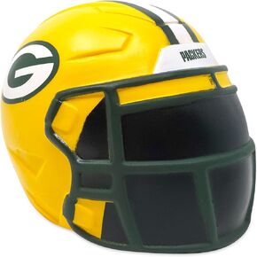 Party Animal NFL Jumbo Squeezymates Helmet Green Bay Packers Squeezy Helmet Figurine, Team Colors, 4" Tall