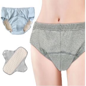Adult Cloth Diapers, Incontinence Care Leak-Proof Pants, Reusable and Washable Cloth Diapers, Waterproof and Leak-Proof, for The Disabled, Elderly, Incontinent Patients(Woman,Pink,L)