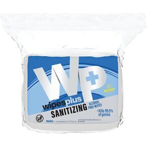Hand Sanitizing Wipes Refill Bag Alcohol-Free Wipe for Restaurant and Retail, 3200 Count, (4 Packs of 800 Sheets)