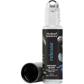 Healing Solutions – Head Relief Essential Oil, Roll on Perfume, Essential Oil Roller, Clove Oil, Travel, Aromatherapy Oils – Organic USDA Certified – 10ml