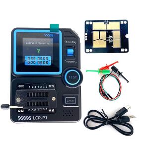 LCR-P1 Transistor Tester Triode Diode Capacimeter Resistance LCR ESR NPN PNP MOSFET Multifunction Transistor Capacitor Meter