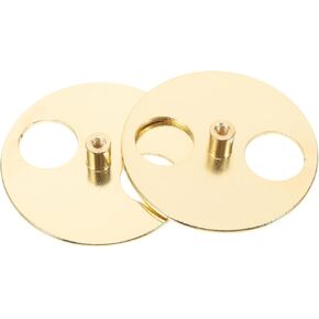 EXCEART 2pcs Toy Metal Base Snow Globe Winding Key to Turn Movements Key Music Box Button Turntable Piano Keys Toy Hardware Accessories Component Christmas Winding Keys Replacement Handle