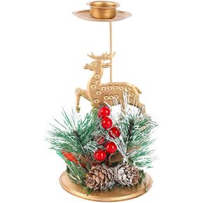 Snowflake Christmas Candle Holder for Advent Calendar 2024,Christmas Tree Candlestick Holder,Candle Holder for Christmas Decoration Countdown Table, Birthday, Thanksgiving Party Decoration