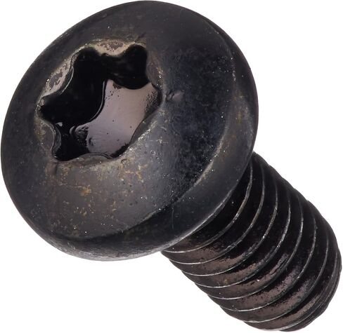 Small Parts 0806MTPBZ Steel Pan Head Machine Screw, Black Zinc Plated, Meets ASME B18.6.3, T20 Star Drive, #8-32 Thread Size, 3/8" Length, Fully Threaded, Imported (Pack of 100) in Saudi Arabia