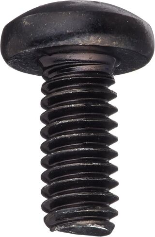 Small Parts 0806MTPBZ Steel Pan Head Machine Screw, Black Zinc Plated, Meets ASME B18.6.3, T20 Star Drive, #8-32 Thread Size, 3/8" Length, Fully Threaded, Imported (Pack of 100) in Saudi Arabia