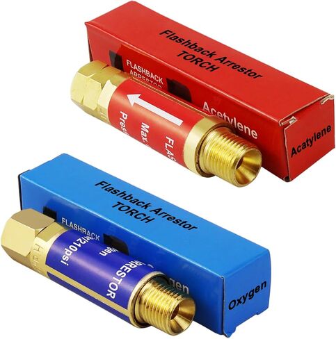 Oxygen Acetylene Flashback Arrestors Set, Torch End in Kuwait