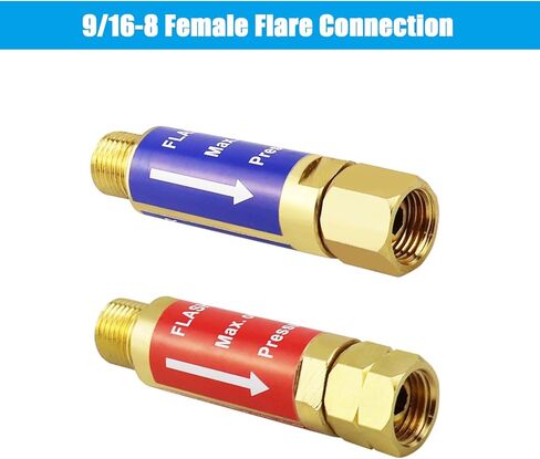 Oxygen Acetylene Flashback Arrestors Set, Torch End in Kuwait