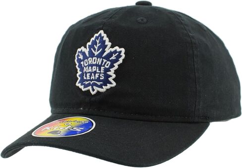 ZHATS Unisex Kid's NHL Officially Licensed Youth Adjustable Hat Scholarship Icon Black in Saudi Arabia