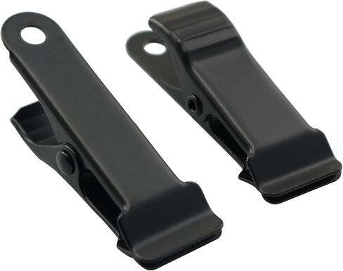 XGNG 24PCS Black Crocodile Clamps Metal Mini Clamps Mini Spring Clamp Crocodile Alligator Clips Alligator Clamps for Work, Smooth Jaw in Saudi Arabia