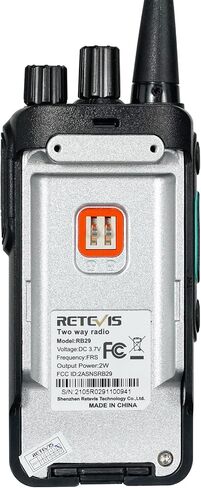Retevis RB29 2 Way Radio for Adults, Heavy Duty Walkie Talkies with Earpieces, Strong Compatibility, USB Charger, Hands Free Two Way Radio for Warehouse Education Commercial (10 Pack) in Saudi Arabia