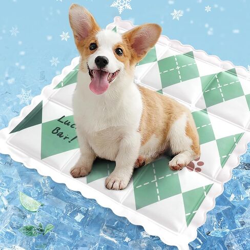 Pet Cooling Pad Summer Dog House Cat Sleeping Pad Dog and Cat Cooling Gel Pad Dirty and Cool Resistant Sleeping Pad (Blue) in Saudi Arabia