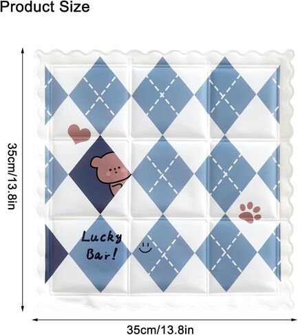 Pet Cooling Pad Summer Dog House Cat Sleeping Pad Dog and Cat Cooling Gel Pad Dirty and Cool Resistant Sleeping Pad (Blue) in Saudi Arabia