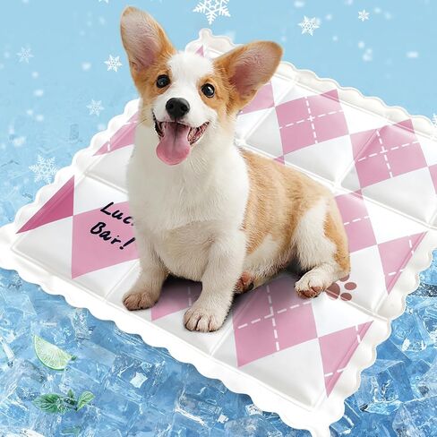 Pet Cooling Pad Summer Dog House Cat Sleeping Pad Dog and Cat Cooling Gel Pad Dirty and Cool Resistant Sleeping Pad (Blue) in Saudi Arabia