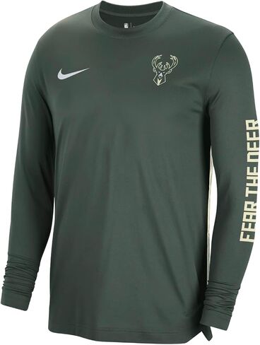 Nike Men's NBA Dri-FIT Long Sleeve Pregame T-Shirt in Saudi Arabia