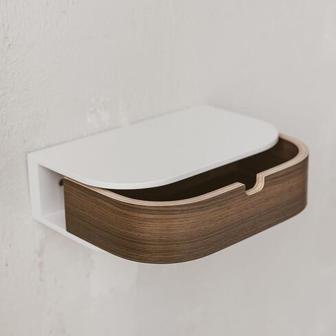 Hanging Wall Shelf with Drawer, Wooden Wall Shelf, Small Wall Drawers, Hanging Floating Wall Shelf with Drawer, Vintage Shelf, Wall Table, Hallway (black/walnut) in Saudi Arabia