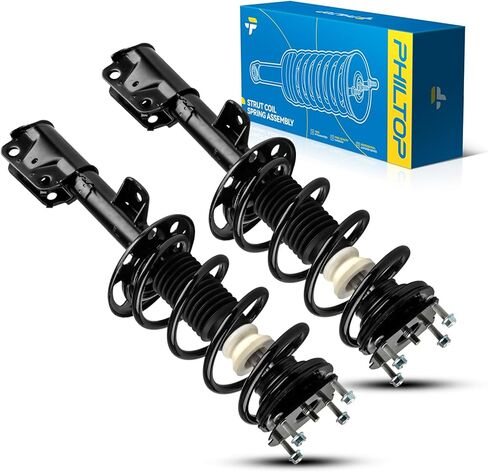 PHILTOP Front Complete Struts Shock absorber fits Corolla 1993 1994 1995 1996 1997 1998 1999 2000 2001 2002 271952 271951 Struts with Coil Spring Assemblies Set of 2 SAA711 in Kuwait