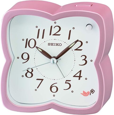 SEIKO Alarm Clock, red, 18.3 x 14.2 x 6.8 cm in Saudi Arabia