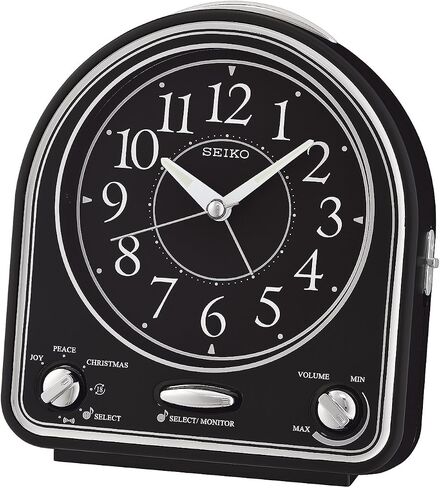 SEIKO Alarm Clock, red, 18.3 x 14.2 x 6.8 cm in Saudi Arabia