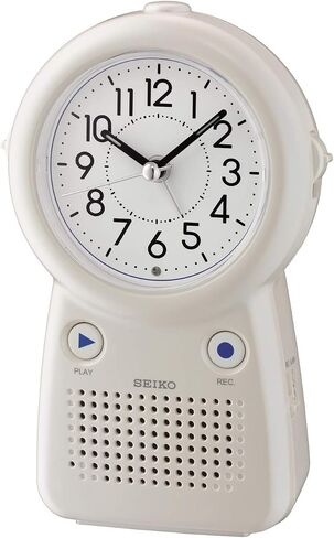 SEIKO Alarm Clock, red, 18.3 x 14.2 x 6.8 cm in Saudi Arabia