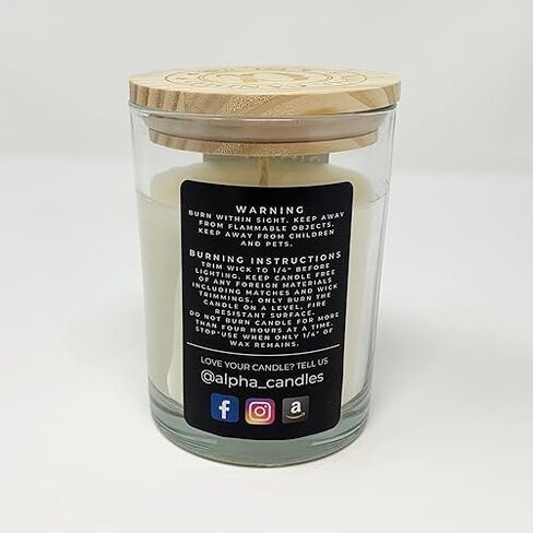 Ocean Breeze Handcrafted Candle | 100% Soy | 9oz Premium Hand Poured Candle - Strong Scent and Long Lasting in Saudi Arabia