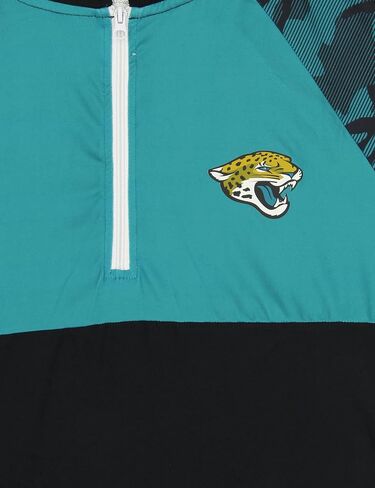 Zubaz NFL Men's Team Color Block Lightweight 1/4 Zip Hoodie With Camo Lines in Kuwait